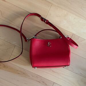 Jimmy Choo Vibrant Red Crossbody Bag